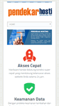 Mobile Screenshot of pendekarhosting.com
